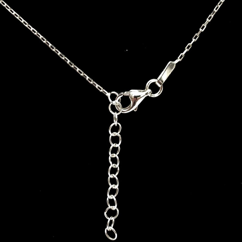 CADENA CON DIJE LUNA PLATA 925