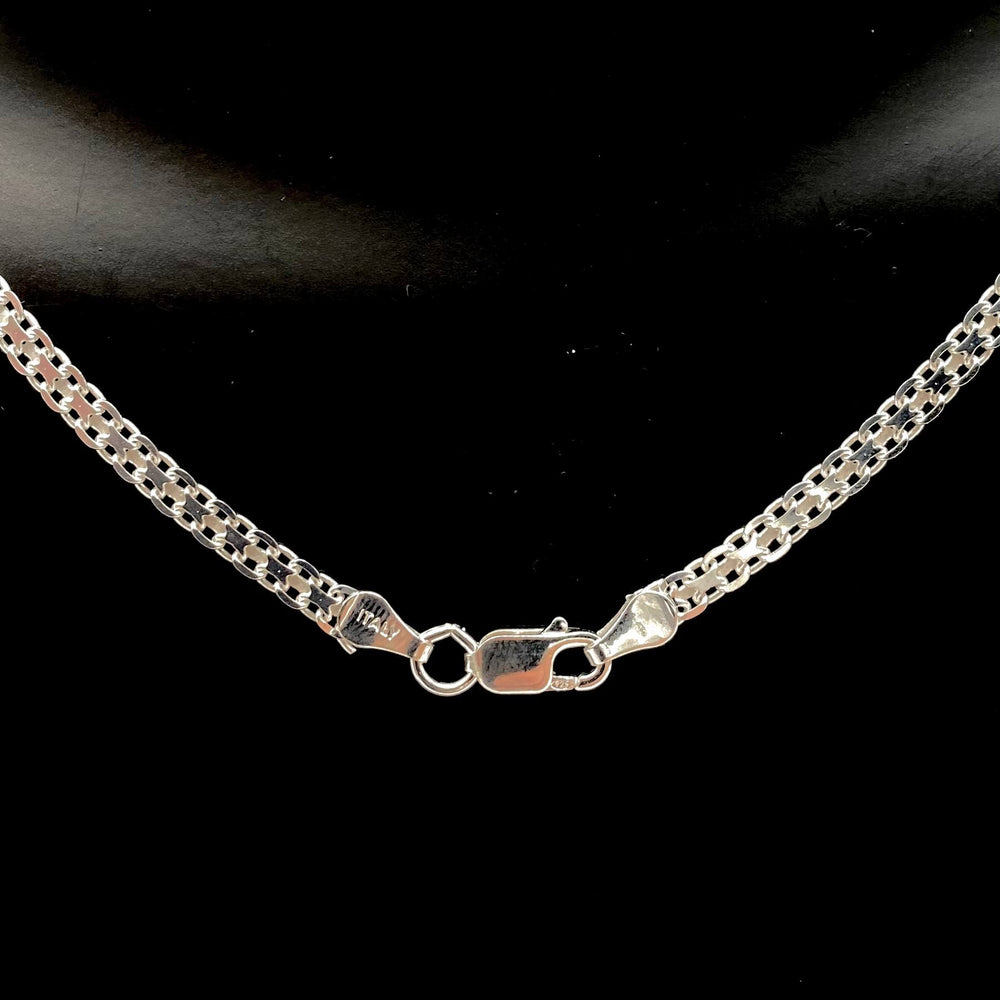 CADENA BISMARK PLATA 925
