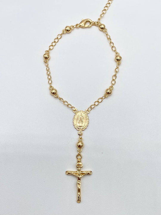 Pulsera descenario– Chapa de Oro 18K | MAEL