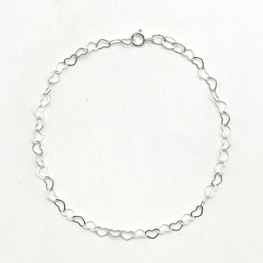 Pulsera de Corazones – Plata 925 | Mael Joyería