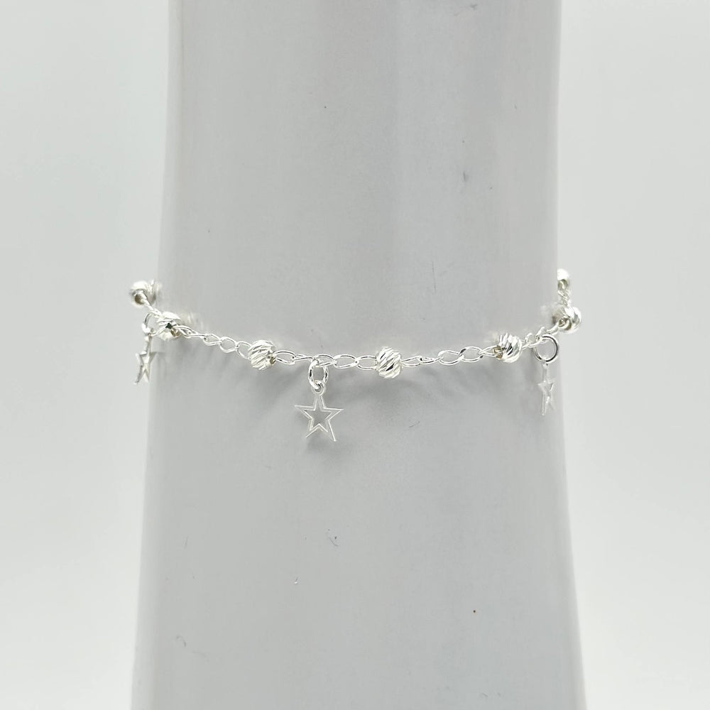 Pulsera de Estrellas Colgantes – Plata 925 | Mael Joyería
