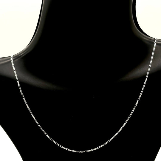 Cadena de plata 925 con tejido Cartier de 45 cm de largo y acabado pulido brillante.