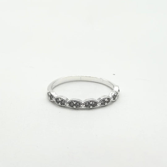 Anillo Vintage de Plata 925 con Zirconias