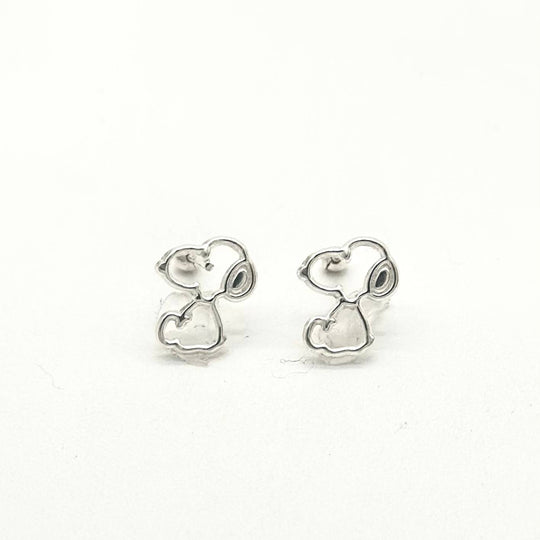 Broquel Snoopy en Plata 925 | Mael Joyería