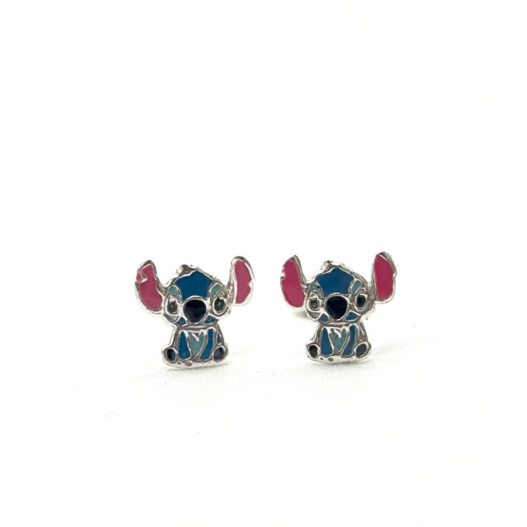 Broquel Sttitch de Plata 925 con Esmalte de Color | Mael Joyería