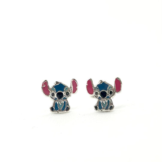 Broquel Sttitch de Plata 925 con Esmalte de Color | Mael Joyería