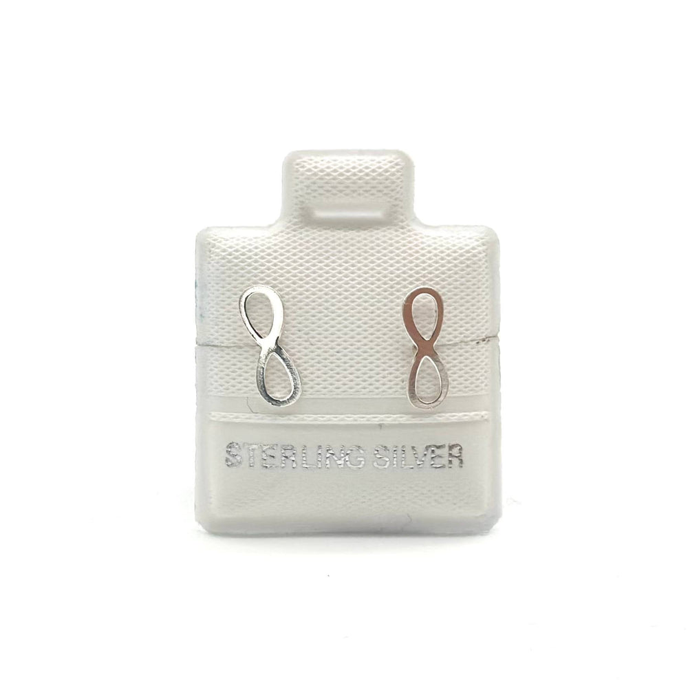 Broquel Infinito Minimalista en Plata 925 | Mael Joyería