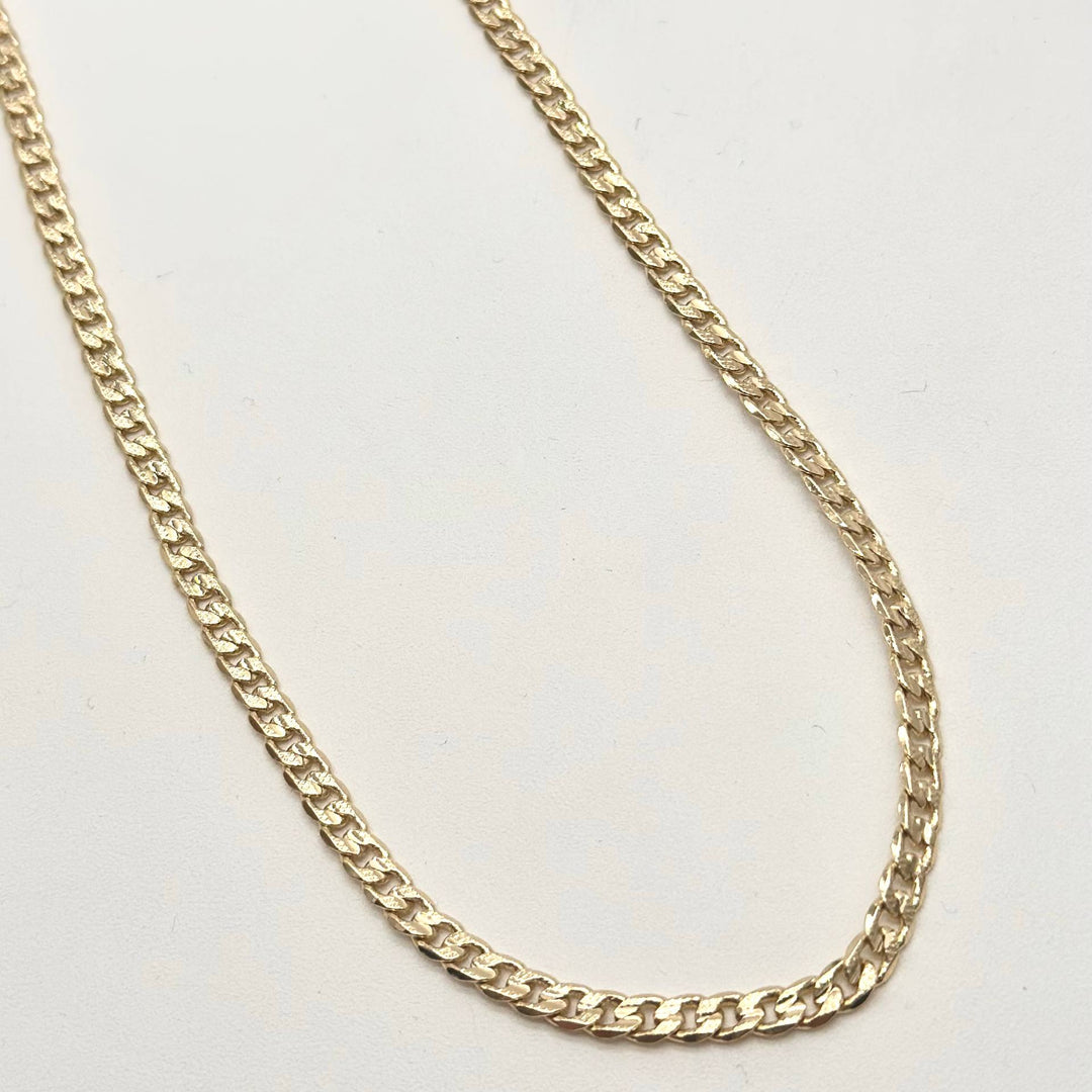 Cadena Cubana en Chapa de Oro | Mael Joyería