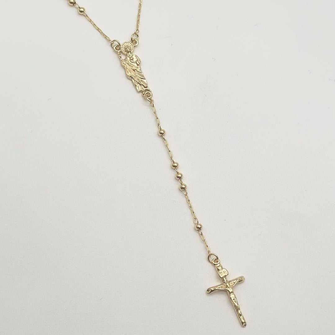 Rosario San Judas Tadeo de Chapa de Oro | Mael Joyería