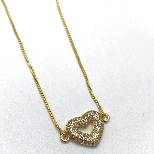 Pulsera corazon– Chapa de Oro 18K | MAEL