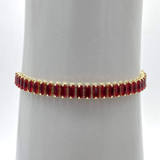 Pulsera roja– Chapa de Oro 18K | MAEL