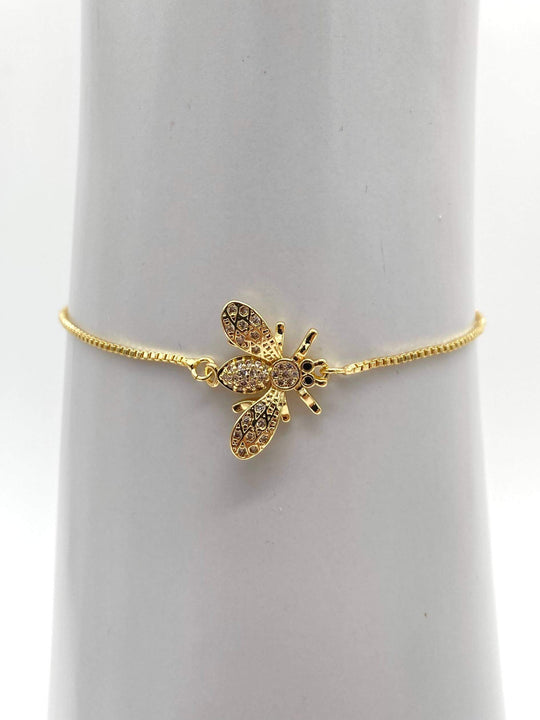 Pulsera abeja– Chapa de Oro 18K | MAEL