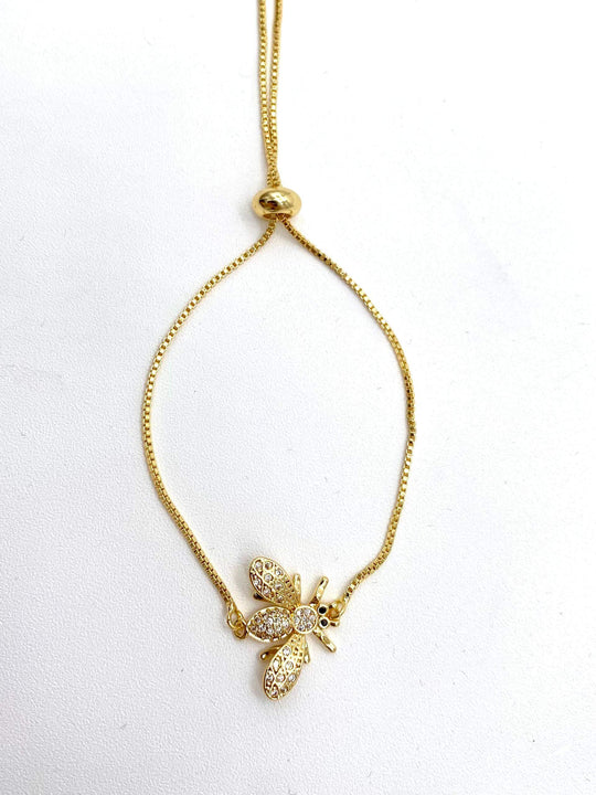 Pulsera abeja– Chapa de Oro 18K | MAEL