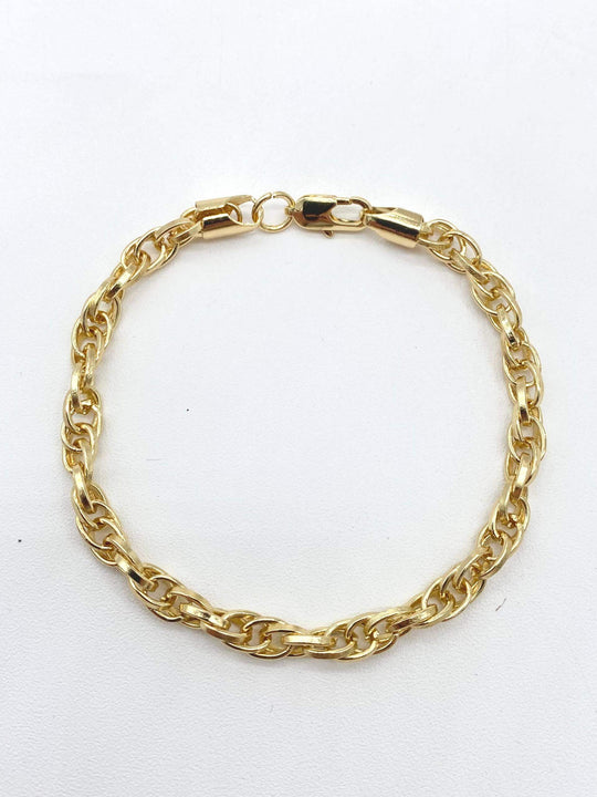 Pulsera torsal– Chapa de Oro 18K | MAEL