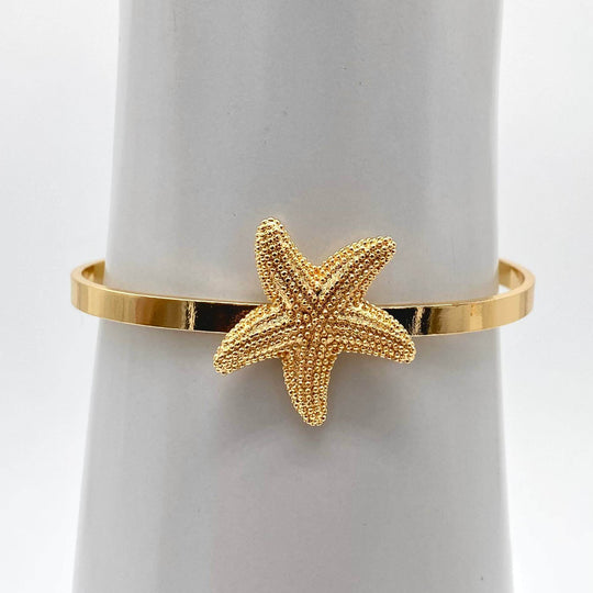 Brazalete estrella de mar– Chapa de Oro 18K | MAEL