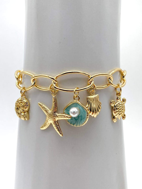 Brazalete del mar – Chapa de Oro 18K | MAEL