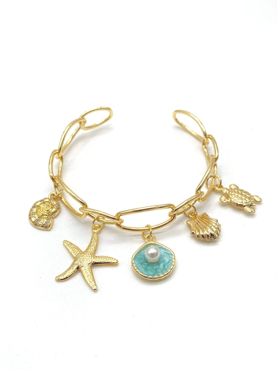 Brazalete del mar – Chapa de Oro 18K | MAEL